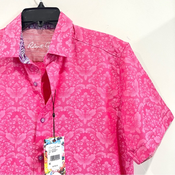 FINAL PRICE Robert Graham Bayview Classic Fit Short Sleeve Shirt - Picture 3 of 10